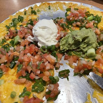 La Cocina - Cheese crisp- it's like a tostada without the lettuce. Very cheesy and delicious! - Mexican Near Me - Salt Lake City, Utah