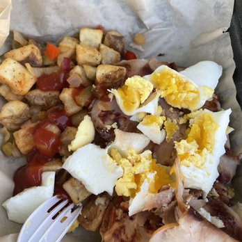 Haymaker Goodyear - The Left Coast eggs Benedict. No hollandaise, no avocado... everything was super dry and not good :( - Bars Near Me - Goodyear, Arizona