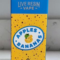 Cookies La Mesa Dispensary - Cookies Apples & Bananas 1g Live Resin Cartridge
