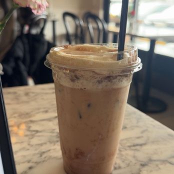 Black Rock Coffee House - Blueberry chai - Cafes Near Me - Fairfield, Connecticut