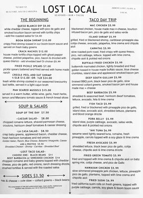 Menu photo 8 Lost Local Beaufort, SC Menu photo 8 Lost Local Beaufort, SC