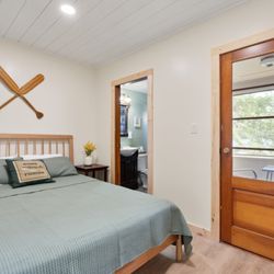 The Boulders at Squam - The 2nd master bedroom in suite 1 also has its own private bath and private screened porch.