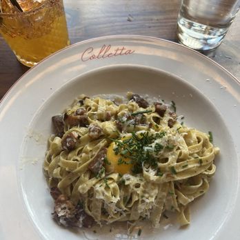 Colletta - Tagliatelle 10/10!! The saltiness of the meat the yulk! Amazing! - Italian Near Me - Cary, North Carolina Colletta - Tagliatelle 10/10!! The saltiness of the meat the yulk! Amazing! - Italian Near Me - Cary, North Carolina