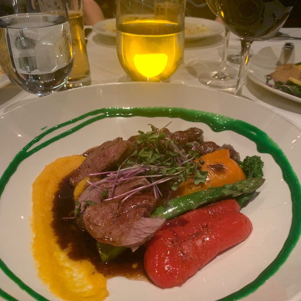 a plate of meat and vegetables a plate of meat and vegetables