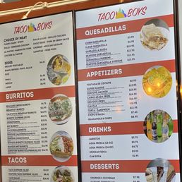 Menu as of 5/28/25 Menu as of 5/28/25
