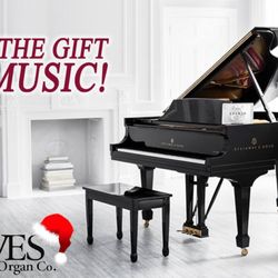 Graves Piano & Organ - Happy Holidays 2017! Visit Graves Piano for our gorgeous holiday piano selection.
