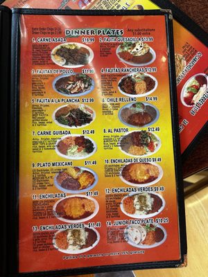 Menu photo 3 Taqueria Arandas San Antonio, TX