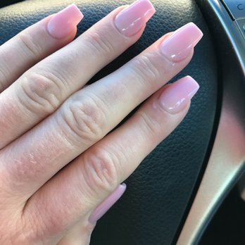 Half Moon Nails & Spa - Coffin-Shape Powder #461 Ask for MIA - Nail Salons Near Me - Katy, Texas