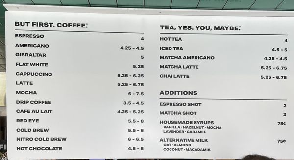 Menu photo 5 Alfred Coffee Beverly Hills, CA