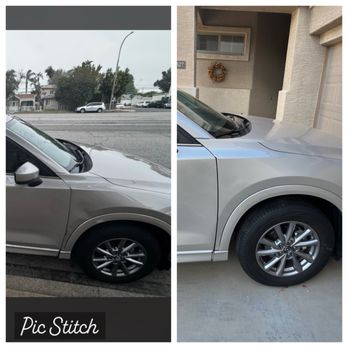 Mosaic Dent Repair - Customer was in town visiting when they got hit and needed repairs done quickly, was able to knock this out in a day! #collisionrepair - Body Shops Near Me - Phoenix, Arizona Mosaic Dent Repair - Customer was in town visiting when they got hit and needed repairs done quickly, was able to knock this out in a day! #collisionrepair - Body Shops Near Me - Phoenix, Arizona