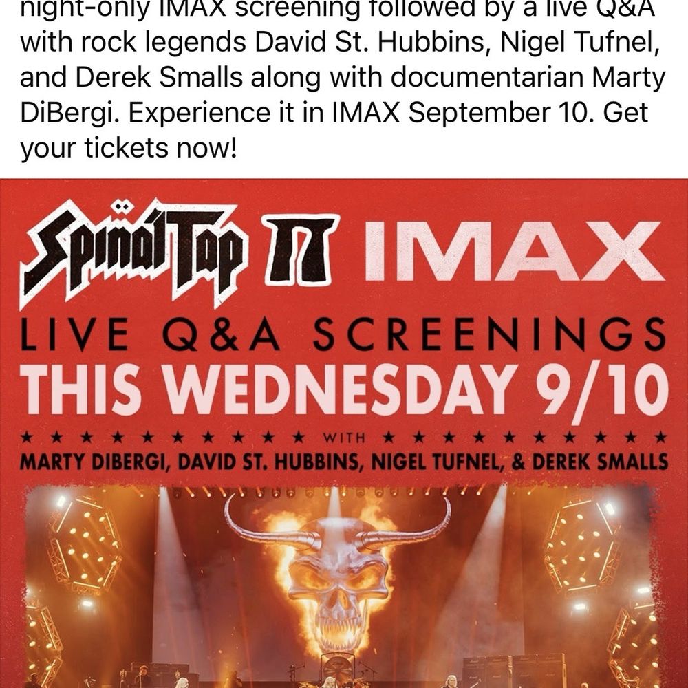 Promo to buy tickets for a movie with live Q&A segment afterward. Promo to buy tickets for a movie with live Q&A segment afterward.