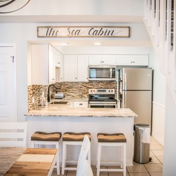 Sea Cabins - Sea Cabin 7D. Kitchen/bar. - Apartments Near Me - Miramar Beach, Florida