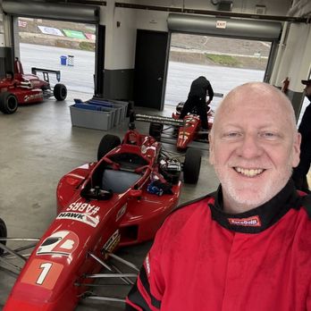Allen Berg Racing Schools - Happy Driver and Car #1 - Driving Schools Near Me - Salinas, California