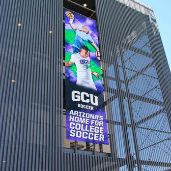 Artisan Colour - Sports banner for GCU Soccer. - Printing Services Near Me - Scottsdale, Arizona