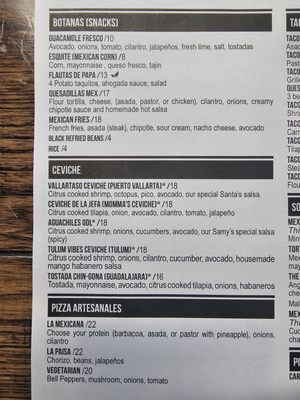 Menu photo 1 La Mala Mexican Inspired Cocktails Durham, NC