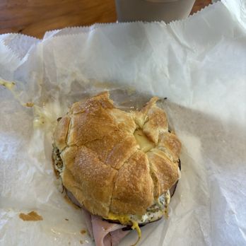 Golden Clover Cafe - Ham, egg, and cheese croissant! - Coffee & Tea Near Me - Snow Hill, Maryland Golden Clover Cafe - Ham, egg, and cheese croissant! - Coffee & Tea Near Me - Snow Hill, Maryland