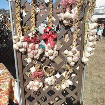Cuba Garlic Festival - Garlic braids! - Specialty Food Near Me - Cuba, New York
