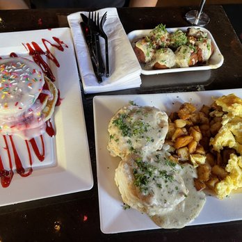 Werewolf - Breakfast balls, homer cakes, biscuits & gravy - Breakfast & Brunch Near Me - San Diego, California Werewolf - Breakfast balls, homer cakes, biscuits & gravy - Breakfast & Brunch Near Me - San Diego, California