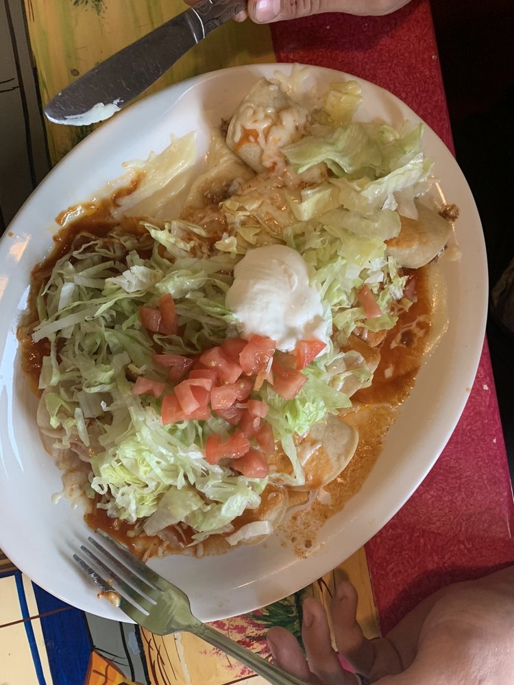 Food from El Burrito Loco