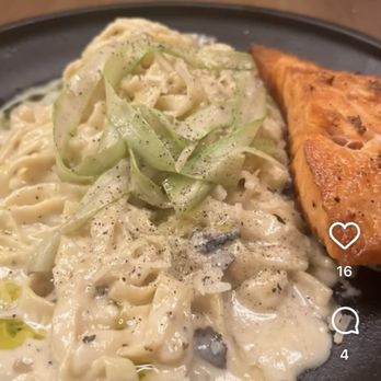 The Fifth Fork - Truffle Parmesan Fettuccini w/ Salmon - Southern Near Me - Charlotte, North Carolina