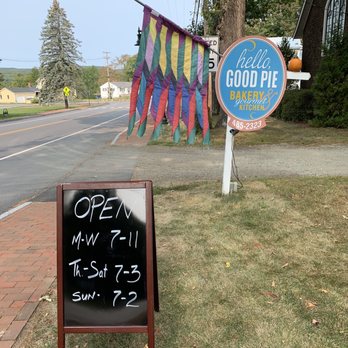 Hello, Good Pie - Current hours as of Sept 2020 - Breakfast & Brunch Near Me - Belgrade Lakes, Maine Hello, Good Pie - Current hours as of Sept 2020 - Breakfast & Brunch Near Me - Belgrade Lakes, Maine