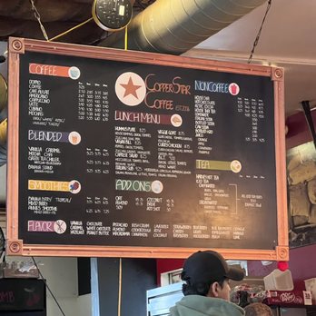 Copper Star Coffee - Drink menu - Coffee & Tea Near Me - Phoenix, Arizona