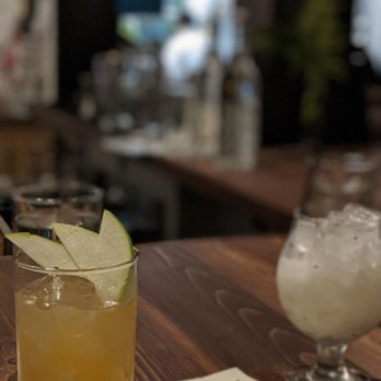 Musang Seattle - Very interesting drinks... Peppered coconut milk on the right and a pear whisky on the left. Super delicious and very interesting. - Filipino Near Me - Seattle, Washington Musang Seattle - Very interesting drinks... Peppered coconut milk on the right and a pear whisky on the left. Super delicious and very interesting. - Filipino Near Me - Seattle, Washington