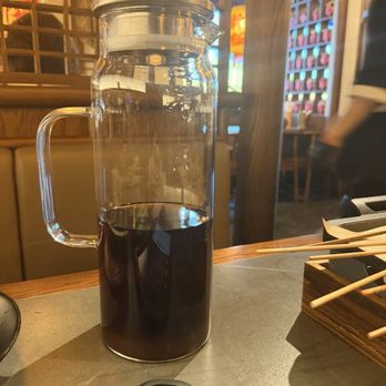 Little Skewer - Plum Juice comes filled in this carafe - Chinese Near Me - Fremont, California