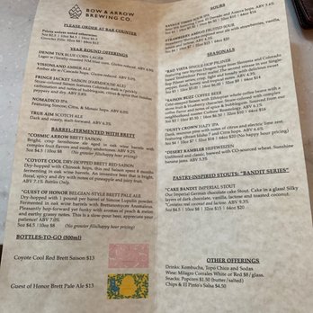 Bow & Arrow Brewing - The fare - Breweries Near Me - Albuquerque, New Mexico Bow & Arrow Brewing - The fare - Breweries Near Me - Albuquerque, New Mexico