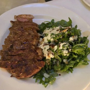 Bottino - Seared sliced organic strip steak with baby arugula, shaved parmigiano and aged balsamic - Italian Near Me - New York, New York
