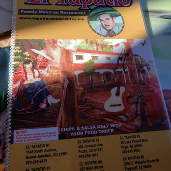 El Tapatio - Menu - Bars Near Me - Flagstaff, Arizona
