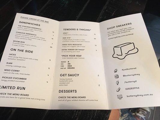 Menu photo 8 Butter Sydney Surry Hills, NSW Menu photo 8 Butter Sydney Surry Hills, NSW