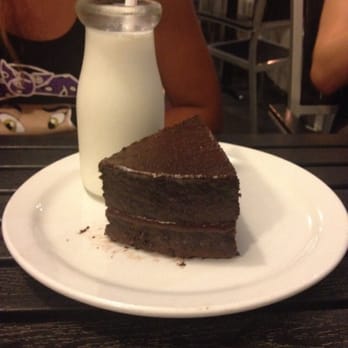 Blue Collar - Chocolate cake with milk - Comfort Food Near Me - Miami, Florida