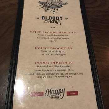 Cats Paw Saloon - Bloody Mary menu - Cocktail Bars Near Me - Portland, Oregon Cats Paw Saloon - Bloody Mary menu - Cocktail Bars Near Me - Portland, Oregon