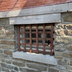 Three Bears Ovid - One of the original jail room windows.  Electricity wasn't installed until the 1920's!