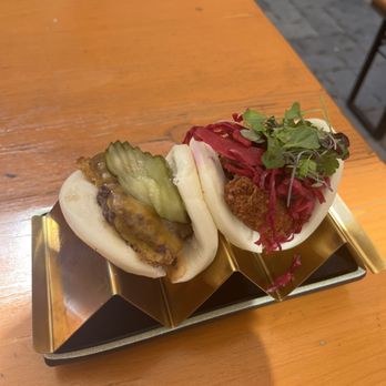 The Hideout - Smash burger bao and coconut shrimp bao - Asian Fusion Near Me - Crested Butte, Colorado The Hideout - Smash burger bao and coconut shrimp bao - Asian Fusion Near Me - Crested Butte, Colorado