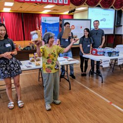 Culture Center of Taipei Economic and Cultural Office in Atlanta - A Ma, one of the winners at the Dumpling Cook-Off presented by TAP-ATL at the Culture Center of TECO in Atlanta.
