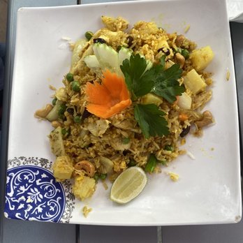Arches Thai - Pineapple Fried Rice - Thai Near Me - Moab, Utah Arches Thai - Pineapple Fried Rice - Thai Near Me - Moab, Utah