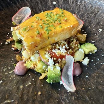 La Mar Cocina Peruana - Halibut Solterito - Peruvian Near Me - Bellevue, Washington La Mar Cocina Peruana - Halibut Solterito - Peruvian Near Me - Bellevue, Washington