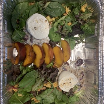 The Conche - Summer Peach Salad - Cocktail Bars Near Me - Leesburg, Virginia The Conche - Summer Peach Salad - Cocktail Bars Near Me - Leesburg, Virginia