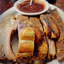 Sooners Corner - Ribs, potato salad and baked beans