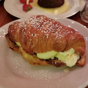 Terroni - Croissant icecream sandwich and lava cake - Italian Near Me - Toronto, Ontario
