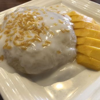 Thai Way 6 - Mango with Coconut Sticky Rice - Salad Near Me - Houston, Texas Thai Way 6 - Mango with Coconut Sticky Rice - Salad Near Me - Houston, Texas