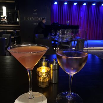 The London Club - two cocktails on the bar - Cocktail Bars Near Me - Naples, Florida