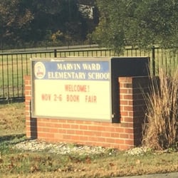 Ward Elementary School - The entrance to the school
