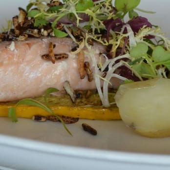 Canoe - summerlicious 2013: Olive Oil Poached Heritage Salmon - Canadian (New) Near Me - Toronto, Ontario