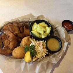 Islamorada Shrimp Shack - Coconut shrimp with squash