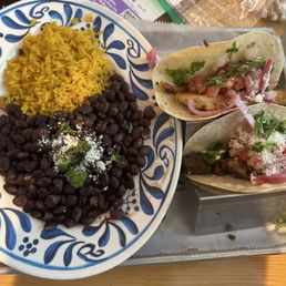 Over-priced and over-rated taco platters ($80 for lunch, gtfoh with that nonsense) Over-priced and over-rated taco platters ($80 for lunch, gtfoh with that nonsense)