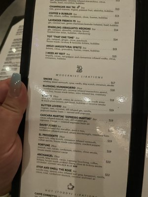 Menu photo 2 UNTITLED Champagne Lounge Calgary, AB Menu photo 2 UNTITLED Champagne Lounge Calgary, AB