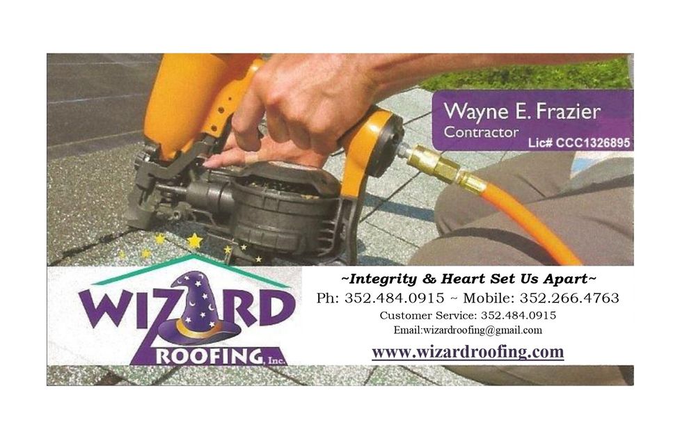 Slide of Wizard Roofing